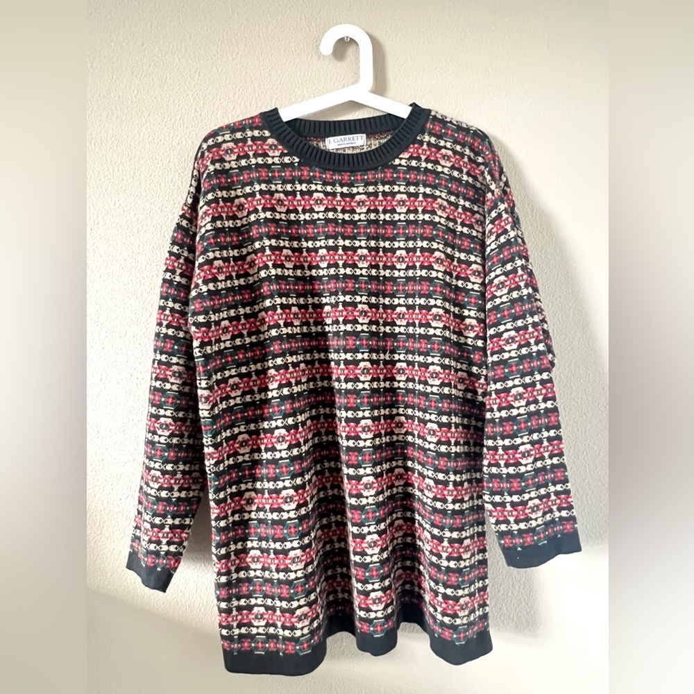 J. Garrett Vintage Holiday Grandpa Knit Sweater